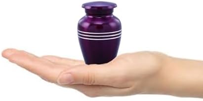 Serenity Keepsake Urn for Ashes - Miniature Urn with Velvet Bag