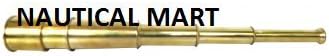 Nautical Vintage 18 Inch Brass Telescope Decor