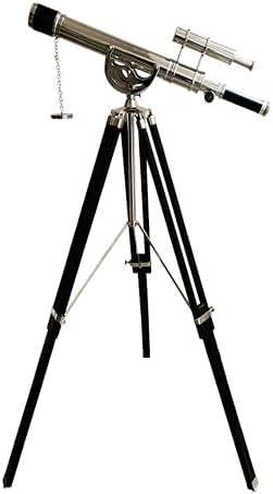 Nautical Double Barrel Telescope Chrome Finish