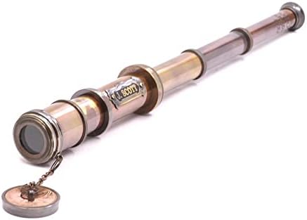 Personalized Marine Telescope Brass Spyglass Nautical Replica