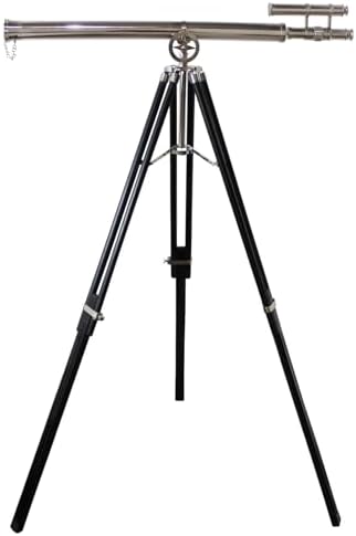 Urban Designs Antiqued Brass 58 Inch Decorative Telescope