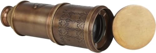 Victorian 1915 Style Telescope with Brass Accents