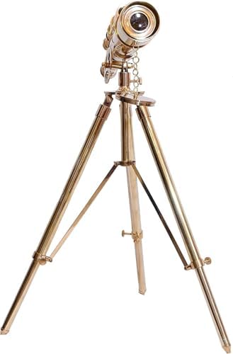 Vintage Harbor Master Telescope with Brass Stand