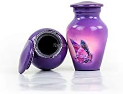 Keepsake Urns Set of 4 Mini Urns with Velvet Box
