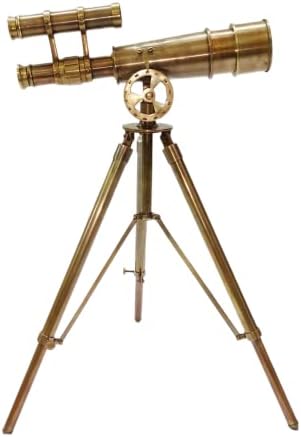 Decorative Table Telescope Vintage Brass Nautical Collectible Gift