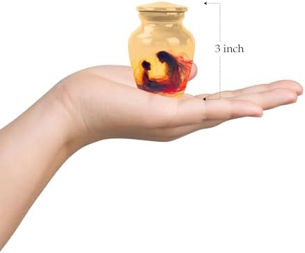 3 Inch Mini Cremation Urn for Ashes - Decorative Urn