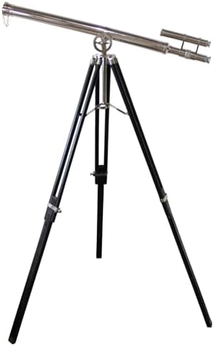 Urban Designs Antiqued Brass 58 Inch Decorative Telescope