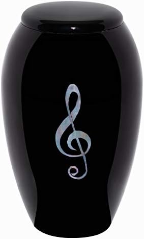 MOP Ebony N Ivory Cremation Urn 1
