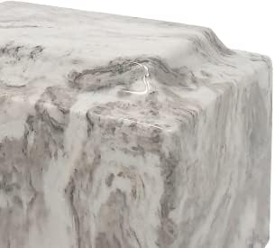 Custom Engraved Mackenzie Urn Vault - 3 Lines of Engraving Included Cashmere Gray Color