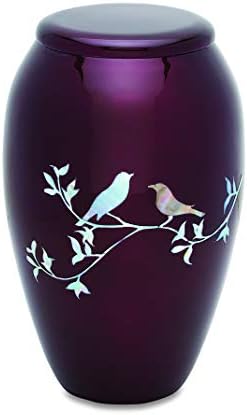 Purple Dove Adult Decorative Urns 220 Cubic Inches