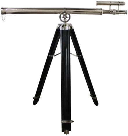 Urban Designs Antiqued Brass 58 Inch Decorative Telescope