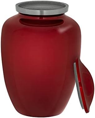 Homage Large Custom Engraved Music Themed Cremation Urn - Crimson