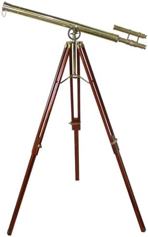 Urban Designs Antiqued Brass 58 Inch Decorative Telescope 1