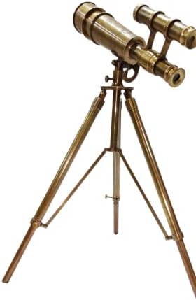 Decorative Table Telescope Vintage Brass Nautical Collectible Gift