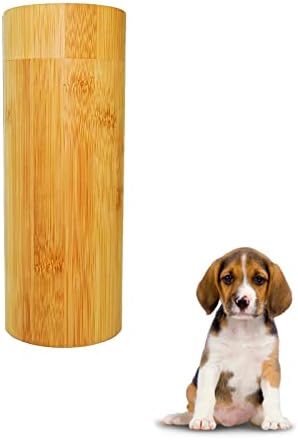 Dnoifne Bamboo Scattering Urn Tube Eco Friendly Keepsake Urn for Human and Pet Ashes