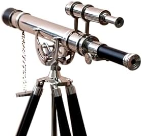 Nautical Double Barrel Telescope Chrome Finish