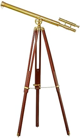 Deco 79 Gold Metal Telescope Decor