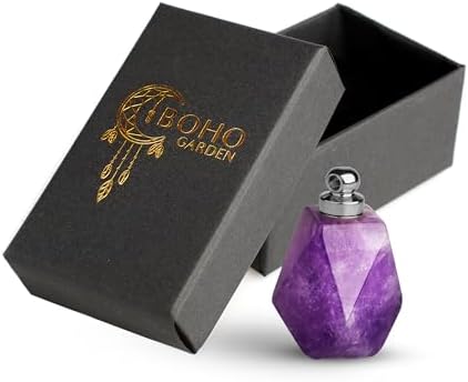 BOHO GARDEN Crystal Keepsake Urn - Amethyst Silver