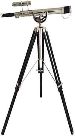 Nautical Double Barrel Telescope Chrome Finish