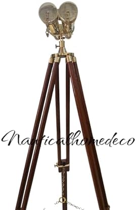 Personalized Brass Binoculars with Adjustable Stand