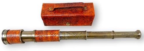 Brass Nautical Telescope Handheld Vintage Decorative Spy Glass