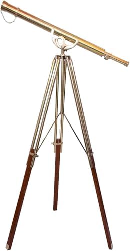 Designer Handmade Anchor Master Nautical Telescope with Brass Finish