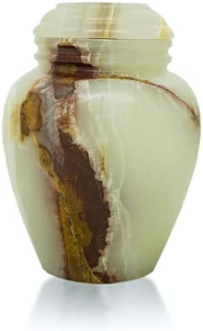 Peaceful Balance Marble Cremation Urn Extra Small