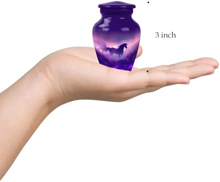 Elegant Twilight Horse Urn for Ashes