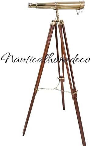 Personalized Brass Binoculars with Adjustable Stand