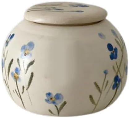 Pet Ceramic Urn Personalized Blue Urn for Cats Dogs