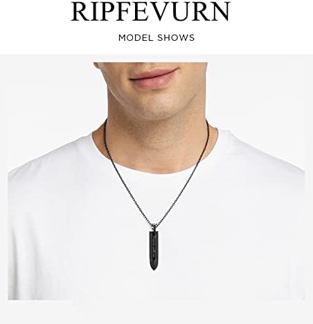 RIPFEVURN 3 Pack Bullet Urn Necklace for Ashes