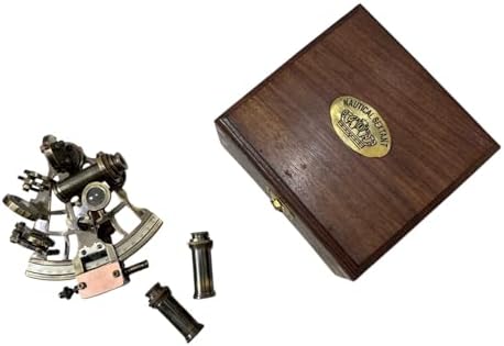 A S Handicrafts Brass Nautical Sextant Vintage Astrolabe