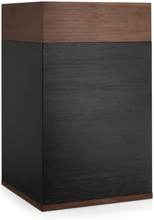 SOITIS Handcrafted Walnut Wood Urn for Ashes - Large Adult Cremation Urn with Bamboo Top and Base