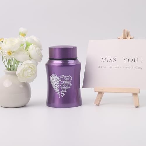 45 Inches Small Keepsake Urn - Heart Wing Memorial Container