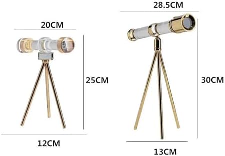 Modern Art Crystal Telescope Home Decor Ornament