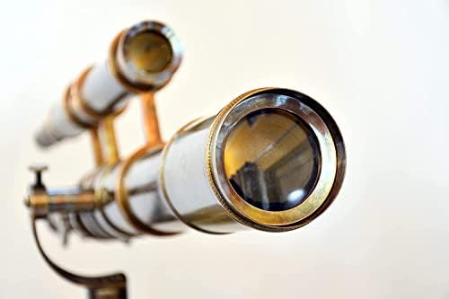 Royal Design Brass Antique Telescope with Tripod