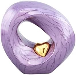 Passage of Heaven Adult Cremation Urns Lavender Gold