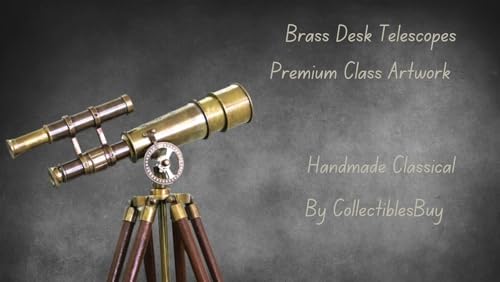 Vintage Marine Telescope Brass Decorative Desk Display