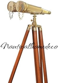 Personalized Brass Binoculars with Adjustable Stand