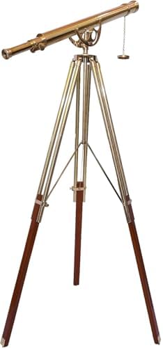 Designer Handmade Anchor Master Nautical Telescope with Brass Finish
