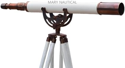 Mary Nautical Adjustable Brass Antique Telescope Decor