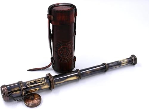Vintage Brass Telescope for Sailors and Travelers