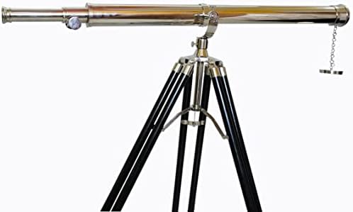 Antiqueex Noutical Styel Brass Telescope Floor Standing Decorative