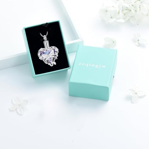 Butterfly Urn Necklace for Cremation Ashes