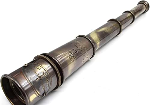 Antique Brass Spyglass - Vintage Pirate Telescope