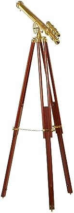 Deco 79 Gold Metal Telescope Decor