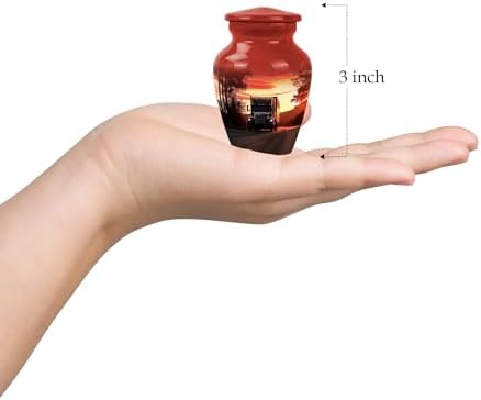3 Inch Small Cremation Urn - Elegant Burial Urn for Ashes