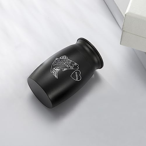 BGAFLOVE Mini Fish Urn for Human Ashes Keepsake