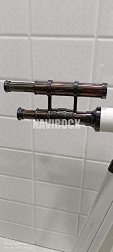Nautical Ship Brass Telescope with Wooden Tripod
