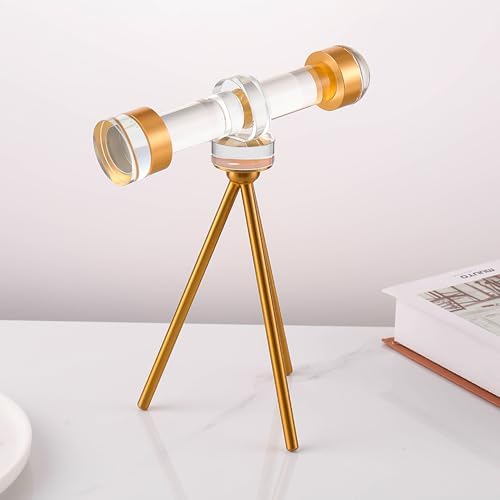Modern Minimalist Crystal Telescope Desk Decor